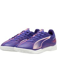 Buty Sportowe piłkarskie Puma Ultra. Kolor: fioletowy, różowy, niebieski, wielokolorowy. Sport: piłka nożna
