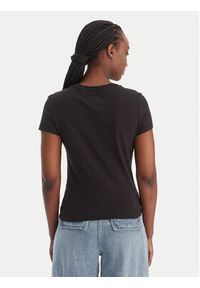 Tommy Jeans T-Shirt DW0DW22273 Czarny Slim Fit. Kolor: czarny. Materiał: bawełna #2