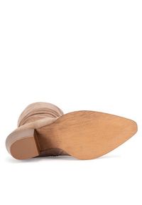 DeeZee Kozaki WS22367-02 Beżowy. Kolor: beżowy. Materiał: materiał #2