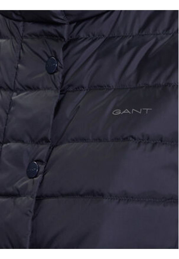 GANT - Gant Kurtka puchowa 4700481 Granatowy Regular Fit. Kolor: niebieski. Materiał: syntetyk