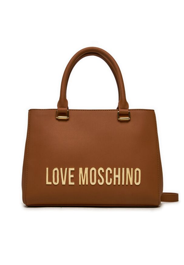 Love Moschino - LOVE MOSCHINO Torebka JC4022PP1LKD0208 Brązowy. Kolor: brązowy. Materiał: skórzane