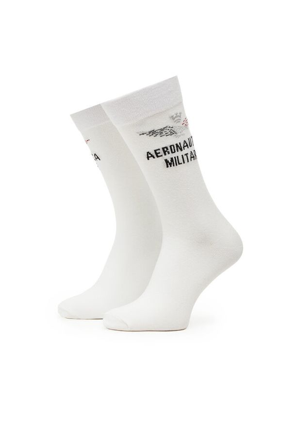 Skarpety długie Aeronautica Militare. Kolor: biały