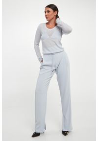 Elisabetta Franchi - Sweter damski z wełny dziewiczej ELISABETTA FRANCHI. Materiał: wełna #4