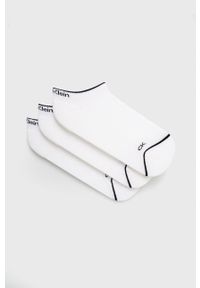 Calvin Klein Skarpetki (3-pack) damskie kolor biały. Kolor: biały
