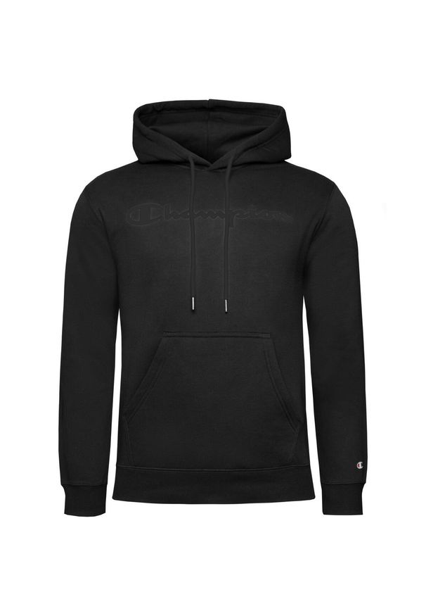 Champion - Bluza trekking męska Hoodie. Typ kołnierza: kaptur. Kolor: wielokolorowy, czarny, biały. Materiał: poliester, bawełna. Wzór: nadruk. Styl: sportowy