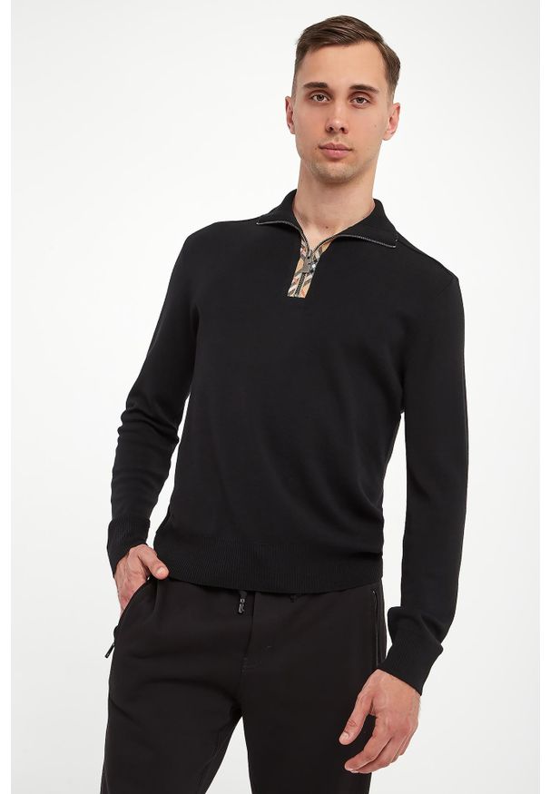 Burberry - Sweter męski wełniany BURBERRY. Materiał: wełna