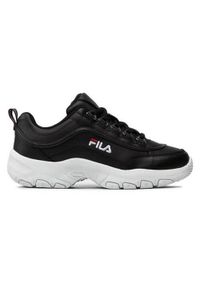 Buty do chodzenia damskie Fila Strada Teens. Zapięcie: sznurówki. Kolor: czarny. Materiał: tkanina, materiał, skóra, syntetyk. Szerokość cholewki: normalna. Sport: turystyka piesza