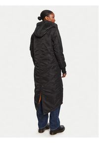 Alpha Industries Parka 198013 Czarny Regular Fit. Kolor: czarny. Materiał: syntetyk