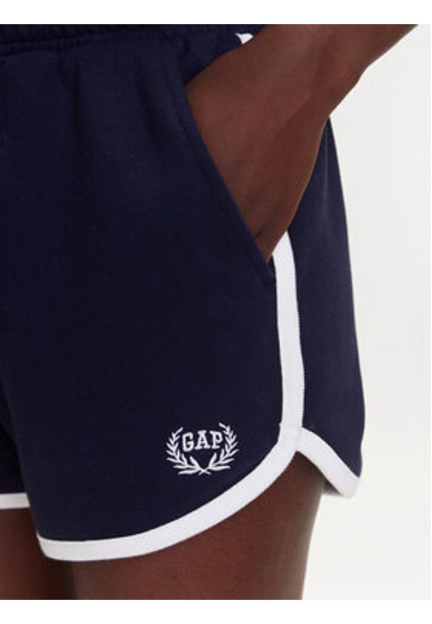 GAP - Gap Szorty sportowe 778453-01 Granatowy Regular Fit. Kolor: niebieski. Materiał: bawełna