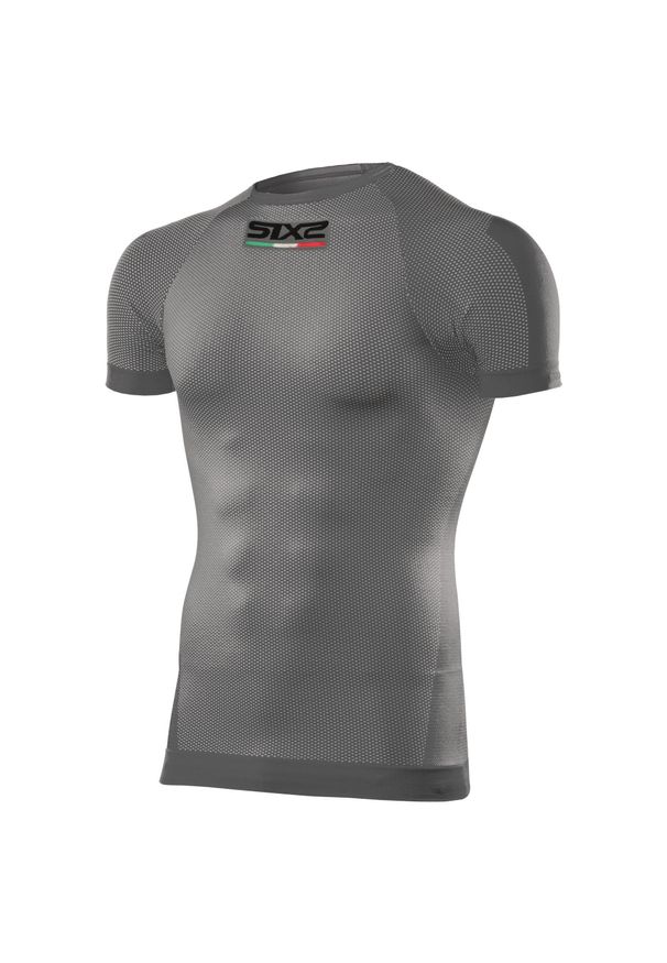 SIXS - Podkoszulek rowerowy TS1. Kolor: szary. Materiał: skóra