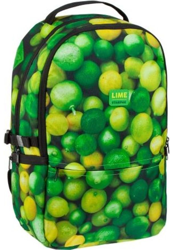 Starpak Plecak szkolny Lime zielony (446574). Kolor: zielony