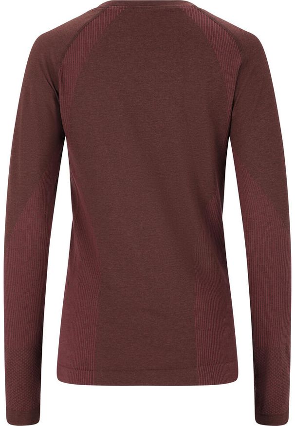 ENDURANCE - Koszulka treningowa damska Endurance Halen Seamless L/S. Kolor: czerwony. Długość rękawa: długi rękaw