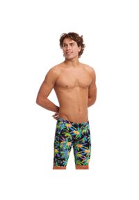 FUNKY TRUNKS - Kąpielówki spodenki męskie jammery treningowe na basen Funky Trunks. Kolor: wielokolorowy, czarny