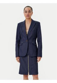 Marciano Guess Marynarka 5YPN22 7457A Granatowy Regular Fit. Kolor: niebieski. Materiał: bawełna, syntetyk #1