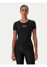 Versace Jeans Couture T-Shirt 80HAH6A2 J0128 Czarny Slim Fit. Kolor: czarny. Materiał: syntetyk #1