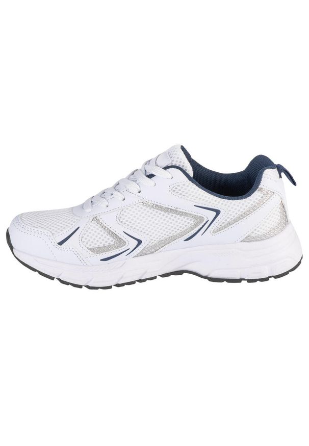 LOTTO - Buty sportowe Sneakersy damskie, Kitaura. Kolor: biały, wielokolorowy, szary. Materiał: guma, syntetyk, tkanina, materiał. Sport: turystyka piesza