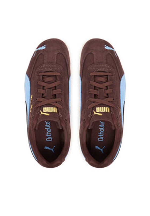 Puma Sneakersy Speedcat Og Jr 401698 29 Brązowy. Kolor: brązowy. Materiał: skóra, zamsz
