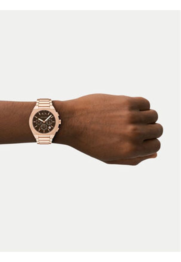 Armani Exchange Zegarek Sync AX4188 Złoty. Kolor: złoty