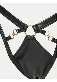 Hunkemöller Stringi Faye 206206 Czarny. Kolor: czarny. Materiał: syntetyk