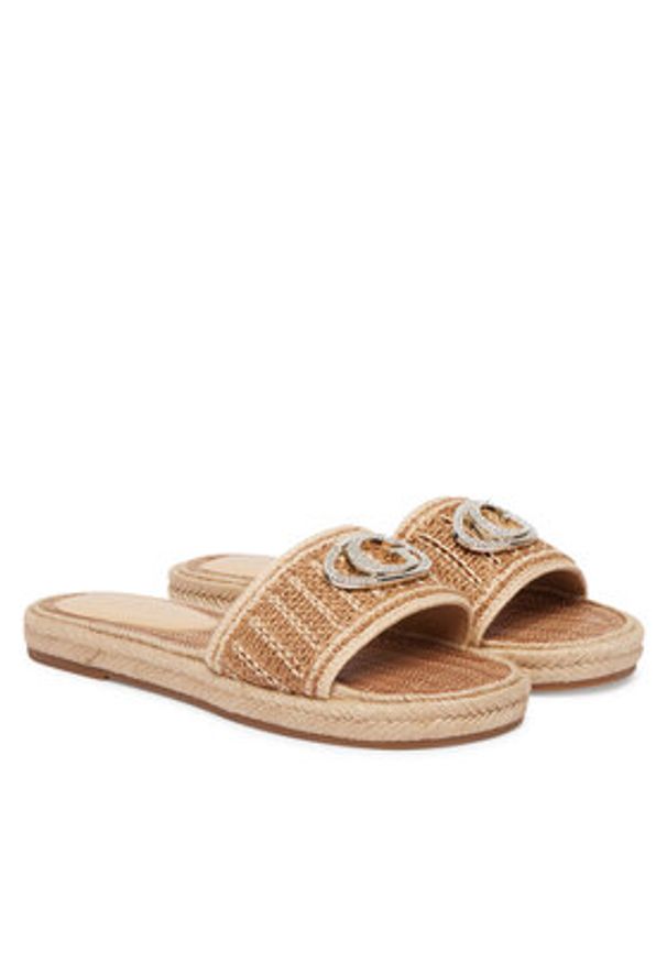 Guess Espadryle FLJKLI FAB03 Beżowy. Kolor: beżowy. Materiał: syntetyk