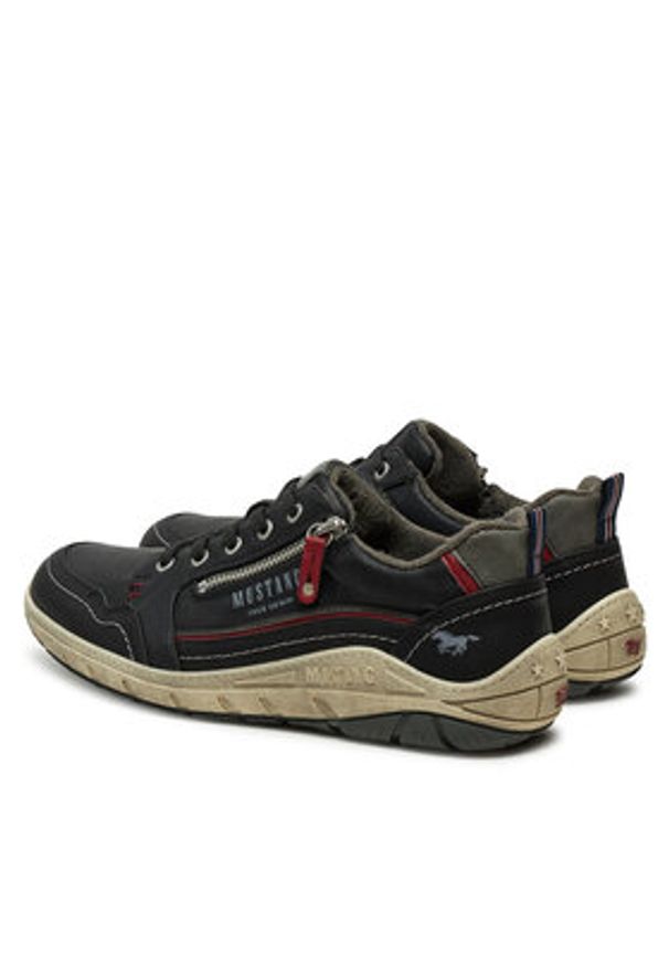 Mustang Sneakersy 4160-301 Czarny. Kolor: czarny. Materiał: materiał