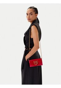 Pinko - PINKO Torebka Love One Wallet C PE25 PLTT 100062 A1UV Czerwony. Kolor: czerwony. Materiał: skórzane #1