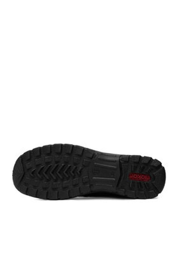 Rieker Botki CEO-L7179-00 Czarny. Kolor: czarny. Materiał: skóra, zamsz