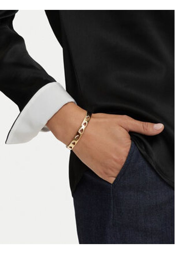 Guess Bransoletka JUBB06 084JW Złoty. Materiał: metalowe. Kolor: złoty