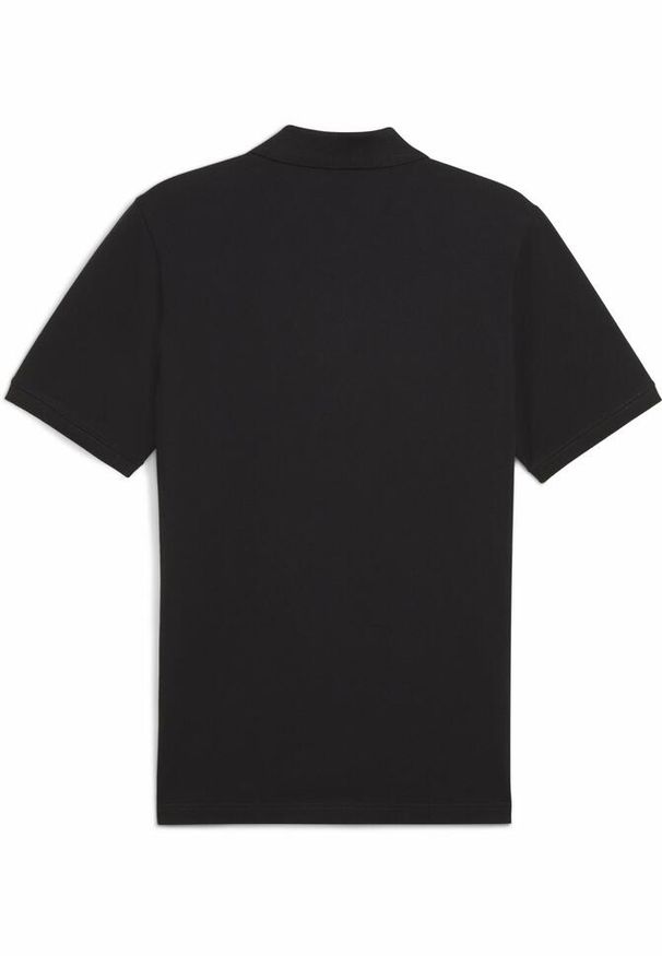 Koszulka Puma Ess No. 1 Logo Pique Polo, Mężczyźni. Typ kołnierza: polo. Kolor: czarny. Materiał: bawełna, materiał