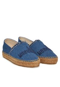 Love Moschino - LOVE MOSCHINO Espadryle JA10262G0MJO5700 Niebieski. Kolor: niebieski. Materiał: materiał #4