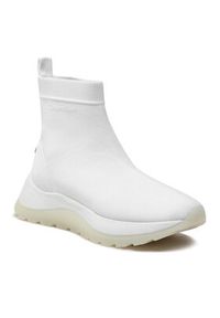 Calvin Klein Sneakersy 2 Piece Sole Sock Boot-Knit HW0HW01338 Biały. Kolor: biały. Materiał: materiał #7