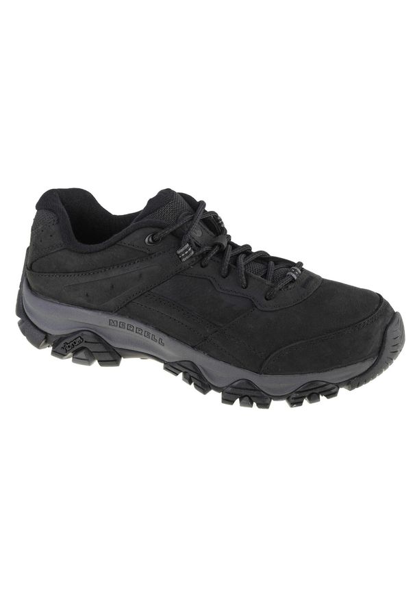 Buty do chodzenia Męskie Merrell Moab Adventure 3. Kolor: czarny. Materiał: guma, tkanina, skóra, materiał, syntetyk. Sport: turystyka piesza