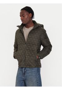 Guess Kurtka zimowa M5BL0B W2322 Zielony Relaxed Fit. Kolor: zielony. Materiał: syntetyk. Sezon: zima