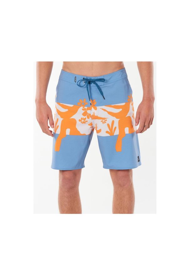 Spodenki surfingowe męskie Rip Curl Mirage Owen Saltwater Niebieski. Kolor: niebieski
