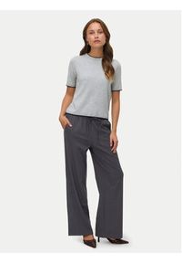 Vero Moda Spodnie materiałowe Milly 10331924 Szary Wide Leg. Kolor: szary. Materiał: syntetyk