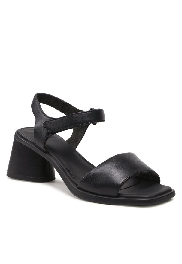 Sandały Camper Kiara Sandal K201501-001 Black. Kolor: czarny. Materiał: skóra