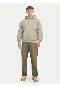 Jack & Jones - Jack&Jones Bluza Urban Edge 12259944 Beżowy Loose Fit. Kolor: beżowy. Materiał: bawełna, syntetyk