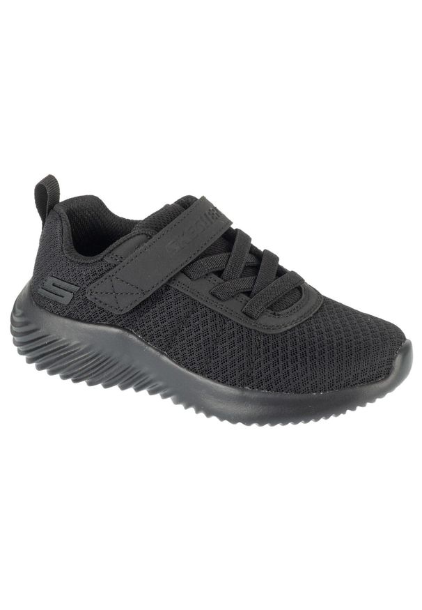 skechers - Buty sportowe chłopięce, Bounder - Baronik. Kolor: czarny. Model: Skechers Sport. Sport: turystyka piesza
