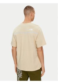 The North Face T-Shirt Zumu NF0A87DD Beżowy Regular Fit. Kolor: beżowy. Materiał: bawełna #4