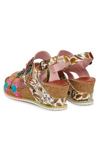 Laura Vita Sandały Bonito 37 Kolorowy. Materiał: skóra. Wzór: kolorowy #5