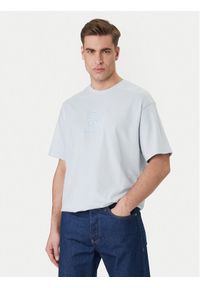 Calvin Klein T-Shirt Emblem Graphic LV14RF817G Błękitny Regular Fit. Kolor: niebieski. Materiał: bawełna #1