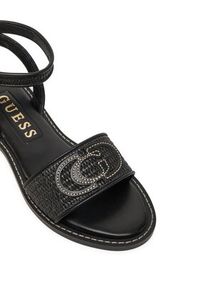 Guess Sandały FLJSIY FAB03 Czarny. Kolor: czarny. Materiał: skóra #3