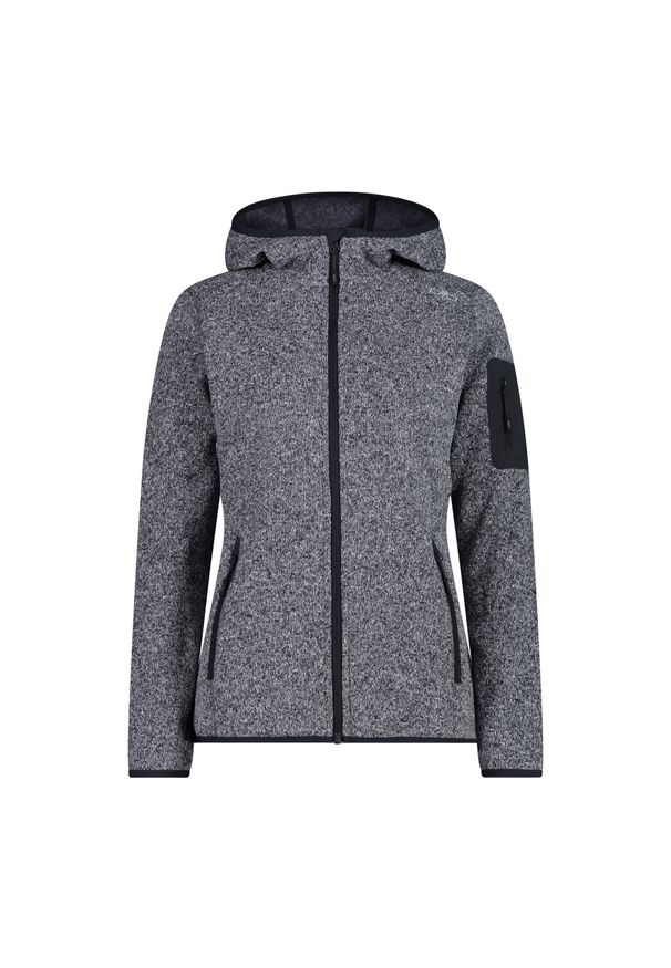 Bluza damska turystyczna CMP 3H19826. Kolor: szary. Materiał: polar. Sport: turystyka piesza