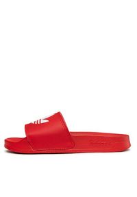Adidas - adidas Klapki adilette Lite FU8296 Czerwony. Kolor: czerwony. Materiał: skóra #8
