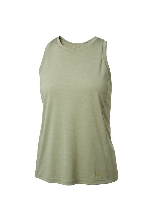 Damski tank top Helly Hansen Sval. Kolor: zielony. Materiał: materiał
