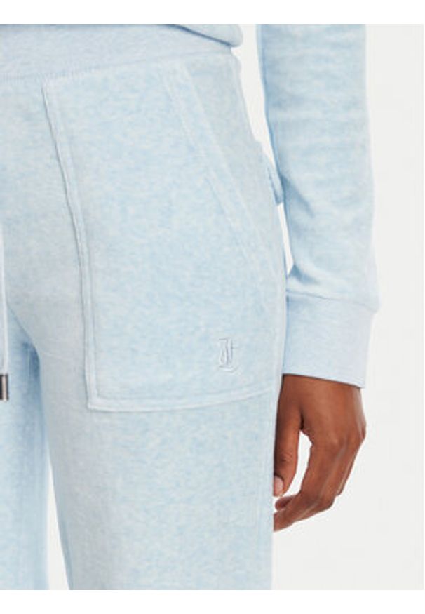 Juicy Couture Spodnie dresowe Layla JCSEBJ001 Błękitny Flared Leg. Kolor: niebieski. Materiał: syntetyk