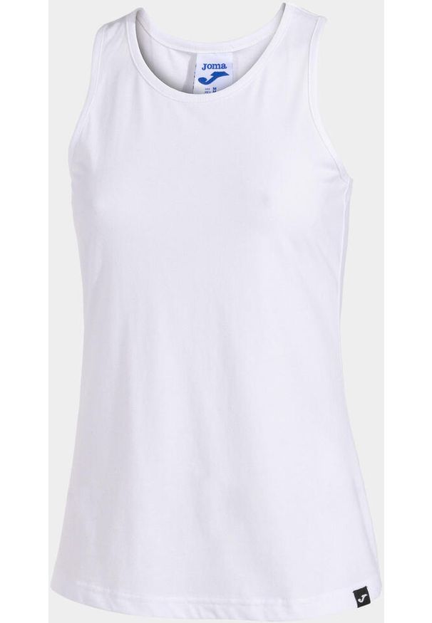 Damski Tanktop Joma Oasis Biały XL - Oddychający i Lekki. Kolor: biały. Materiał: bawełna. Sport: fitness