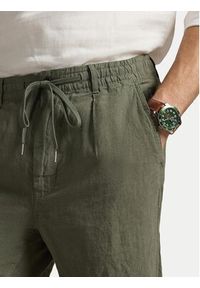 Polo Ralph Lauren Spodnie materiałowe 710940611009 Zielony Regular Fit. Kolor: zielony. Materiał: len #3