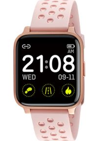 Smartwatch Rubicon X3 Różowy (RNCE58RIBX03AX). Rodzaj zegarka: smartwatch. Kolor: różowy #1
