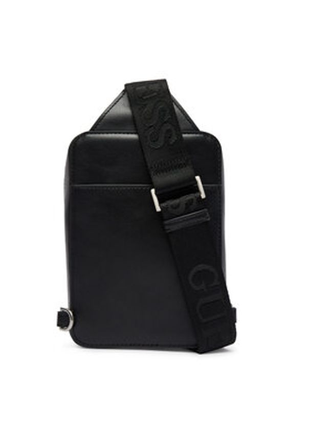 Guess Saszetka HMTOCS P6270 Czarny. Kolor: czarny. Materiał: skóra